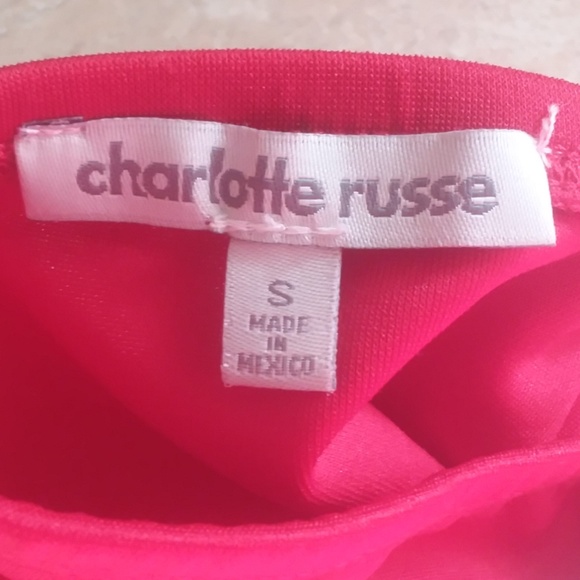 NWT Charlotte Rouse Red Spagetti Strap Dress - Picture 7 of 8